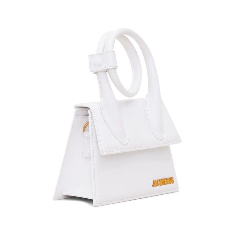 Jacquemus Le Chiquito Noeud Shoulder Bag White