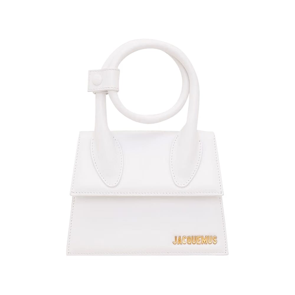 Jacquemus Le Chiquito Noeud Shoulder Bag White
