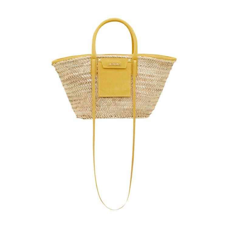 Jacquemus Le Panier Soleil Handbag Yellow