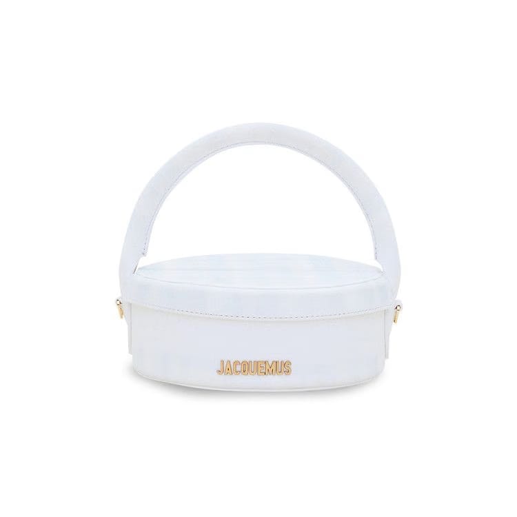 Jacquemus La Boite A Gateaux Handbag Blue Checked