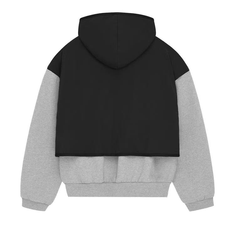 Fear of God Essentials Nylon Fleece Hooded Sweater Light Heather Grey/Jet Black