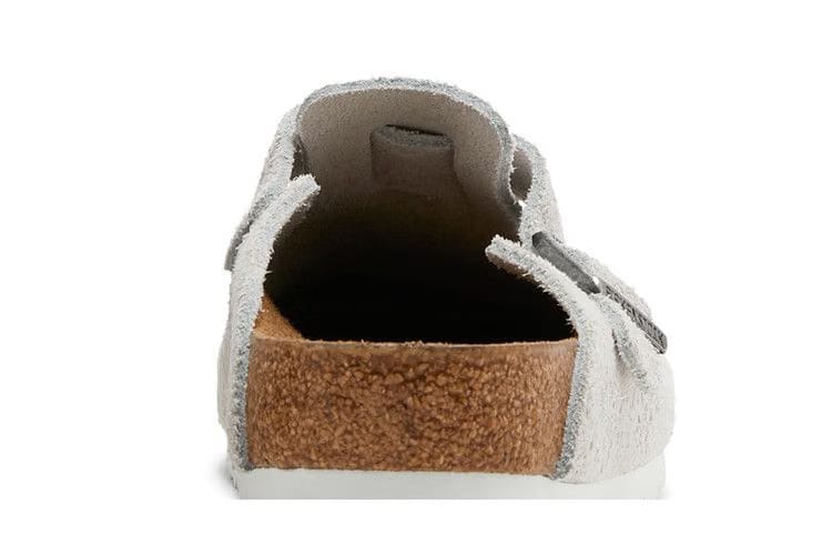 Stussy x Birkenstock Boston Shaggy Bone