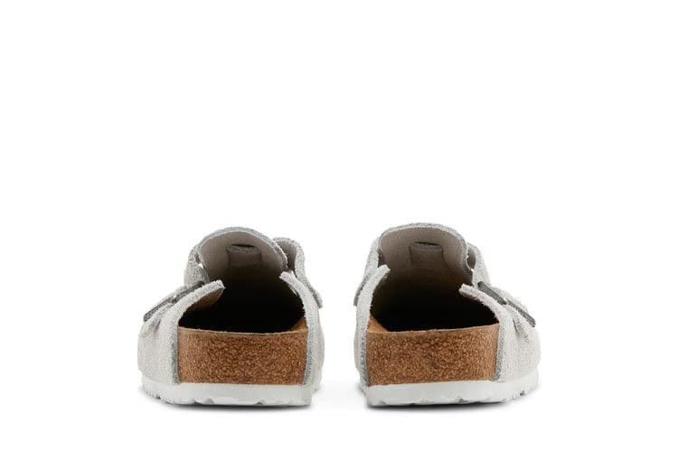 Stussy x Birkenstock Boston Shaggy Bone