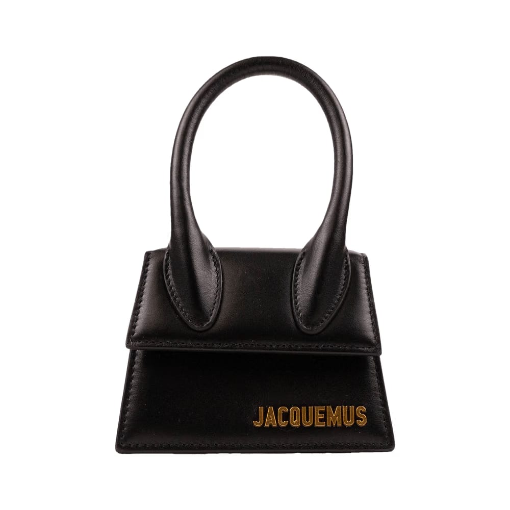 Jacquemus Leather Le Chiquito Mini Crossbody Bag Black