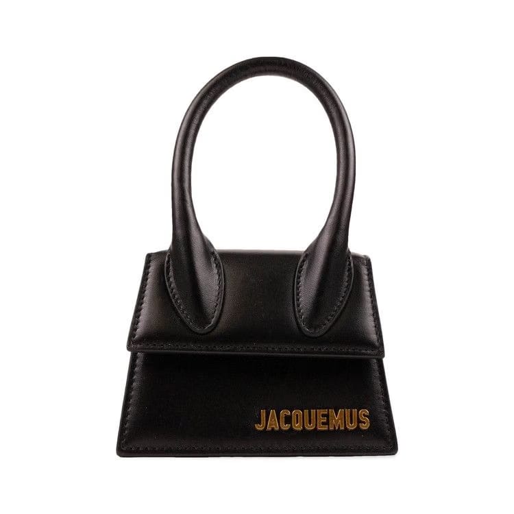 Jacquemus Leather Le Chiquito Mini Crossbody Bag Black