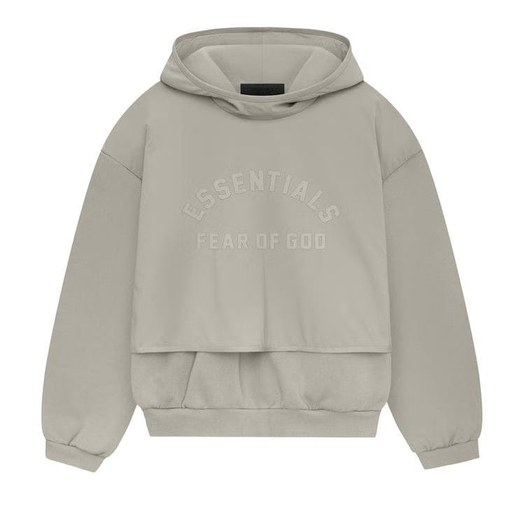 Fear of God Essentials Nylon Fleece Hooded Sweater Seal/Seal