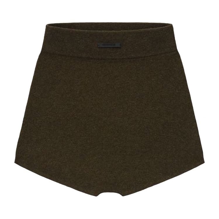 Fear of God Essentials Rib Boy Shorts Brown