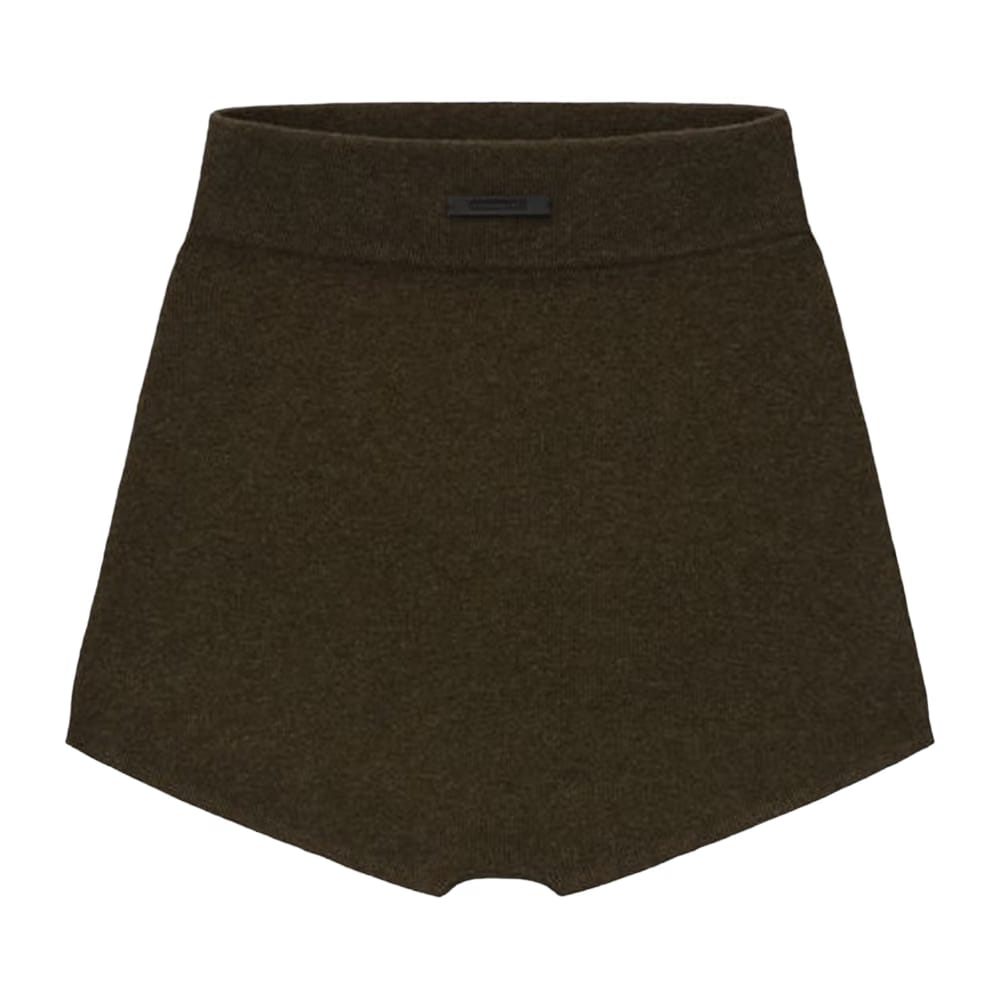 Fear of God Essentials Rib Boy Shorts Brown