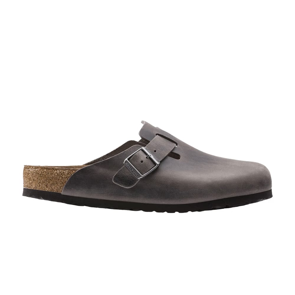 Birkenstock Boston Soft Footbed Oiled Leather Iron