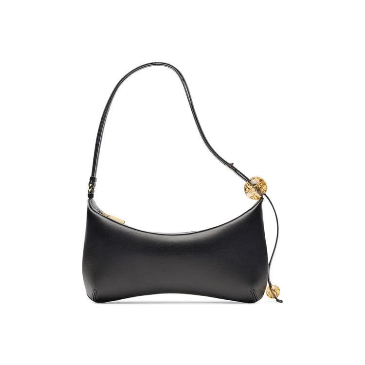 Jacquemus Le Grand Bisou Perle Shoulder Bag Black