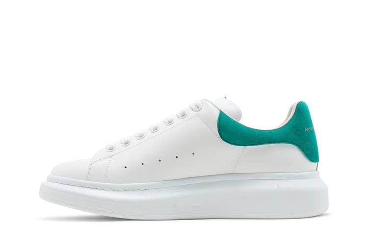 Alexander McQueen Oversized Sneaker White Aruba Blue