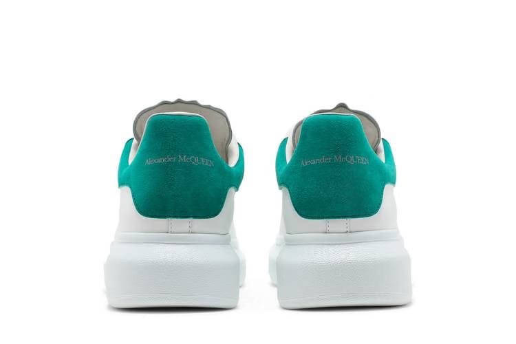 Alexander McQueen Oversized Sneaker White Aruba Blue