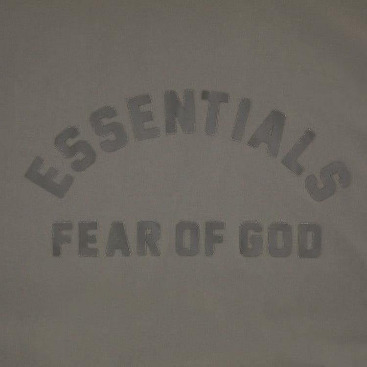 Fear of God Essentials Nylon Fleece Hooded Sweater Dark Heather Oatmeal/Ink