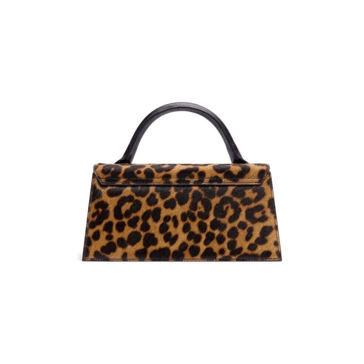 Jacquemus Le Chiquito Long Print Leopard Brown