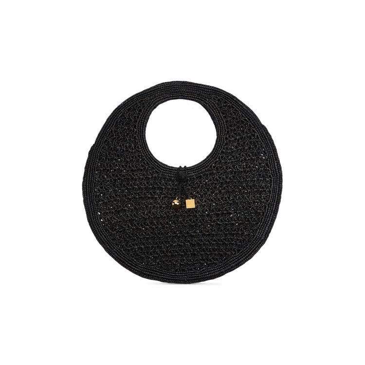Jacquemus Spiaggia Round Bag Black