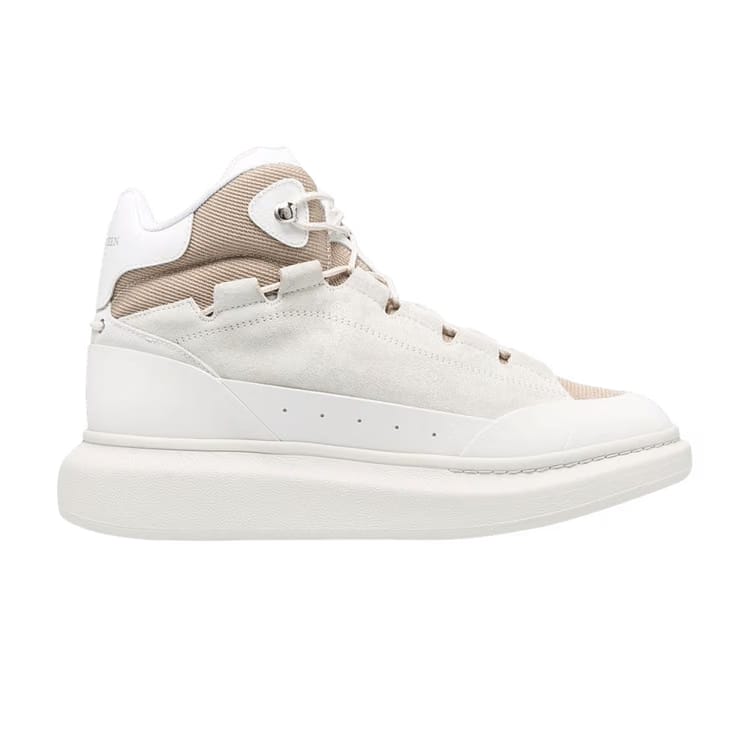 Alexander McQueen Larry High White Beige