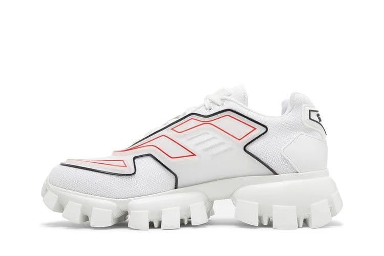 Prada Cloudbust Thunder Knit White Red
