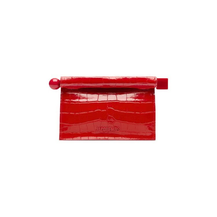 Jacquemus La Petite Pochette Rond Carré Red