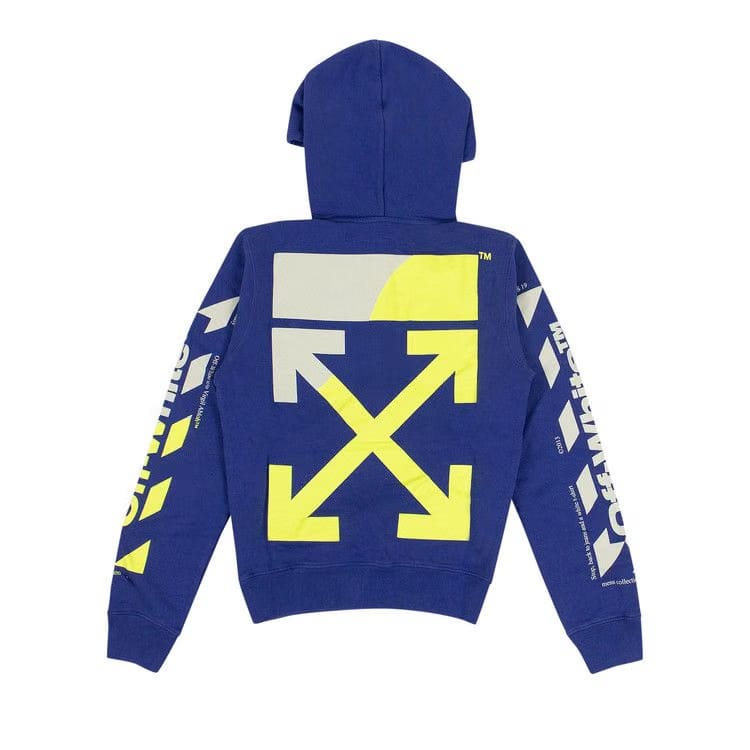 Off-White Arrow Hoodie Blue/Green