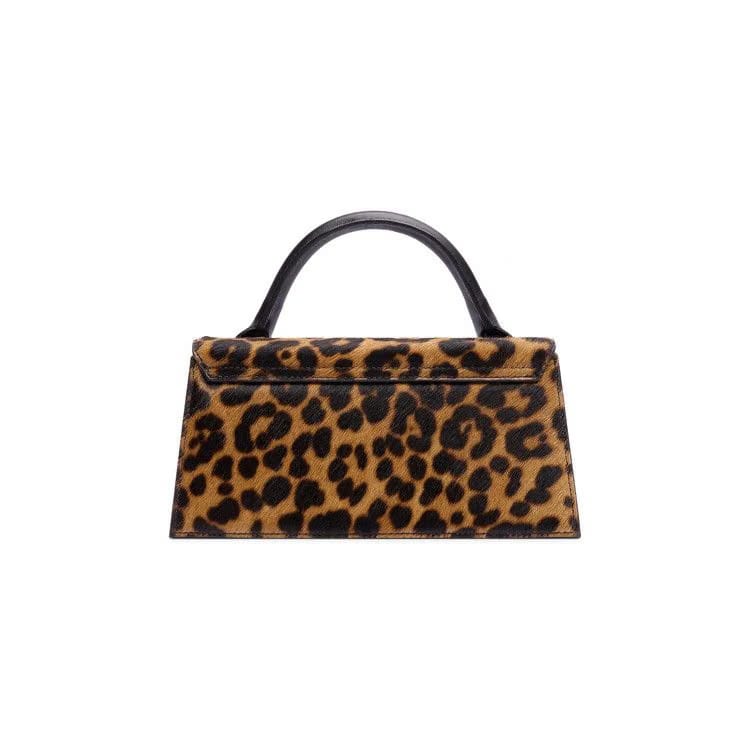 Jacquemus Le Chiquito Long Leopard Brown
