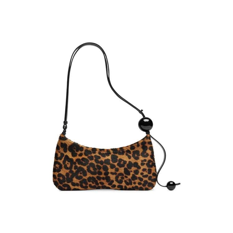 Jacquemus Le Bisou Perle Leopard Brown