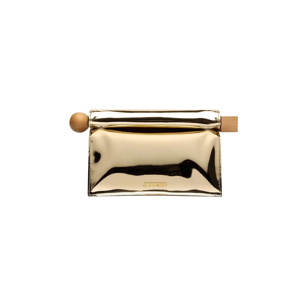 Jacquemus La Pochette Rond Carre Gold
