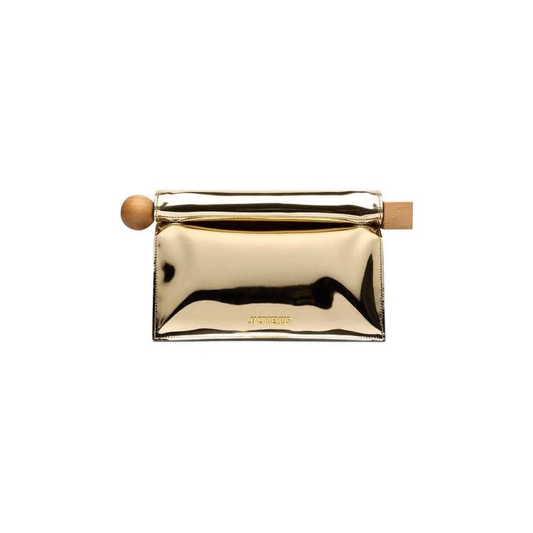 Jacquemus La Pochette Rond Carre Gold