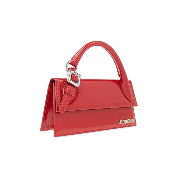 Jacquemus Le Chiquito Long Boucle Top Handle Bag Red