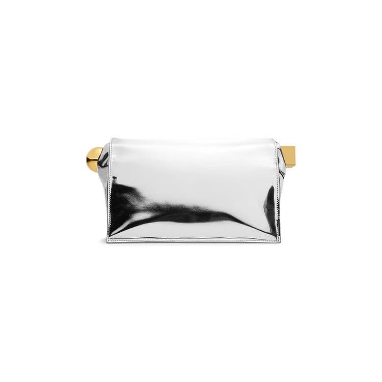 Jacquemus La Pochette Rond Carre Silver