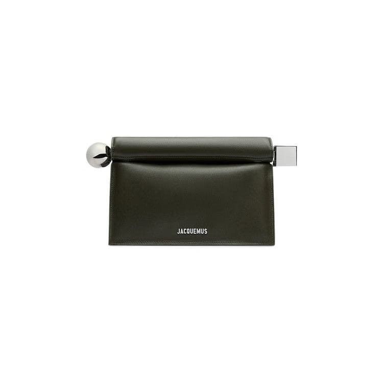 Jacquemus La Pochette Rond Carre Dark Khaki