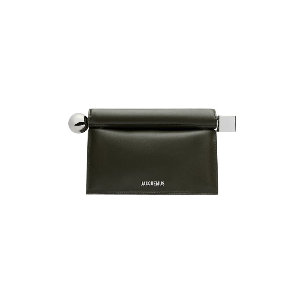 Jacquemus La Pochette Rond Carre Dark Khaki