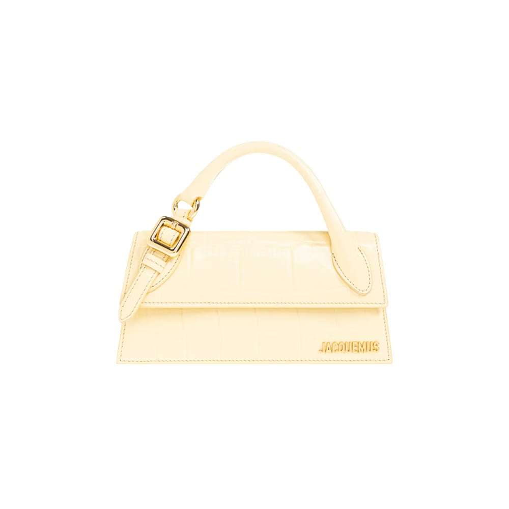 Jacquemus Le Chiquito Long Boucle Pale Yellow
