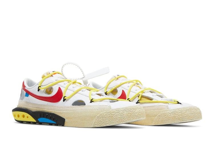 Off White x Nike Blazer Low White University Red