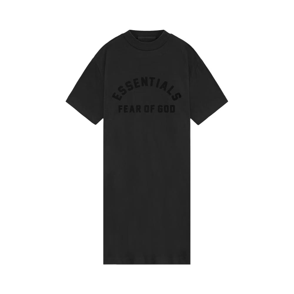 Fear of God Essentials 3/4 Sleeve Dress Black