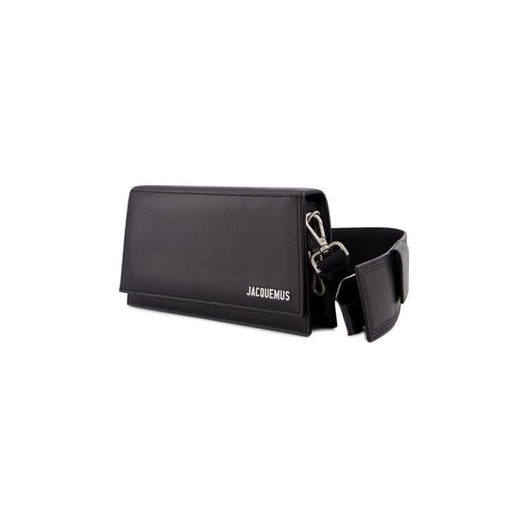 Jacquemus Le Bambino Leather Crossbody Bag Black