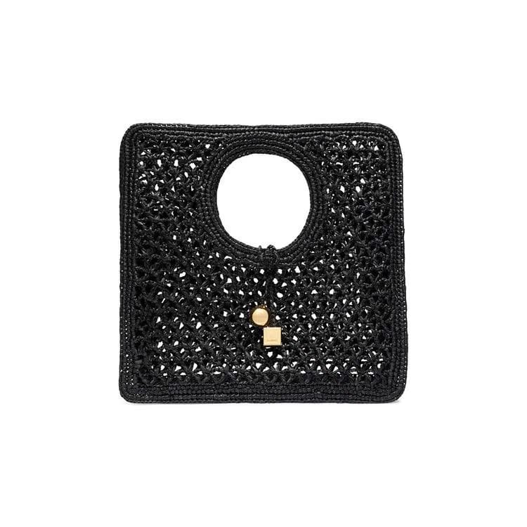 Jacquemus Spiaggia Small Square Bag Black