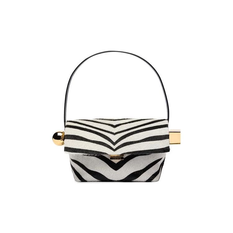 Jacquemus Le Rond Carre Black/White Zebra