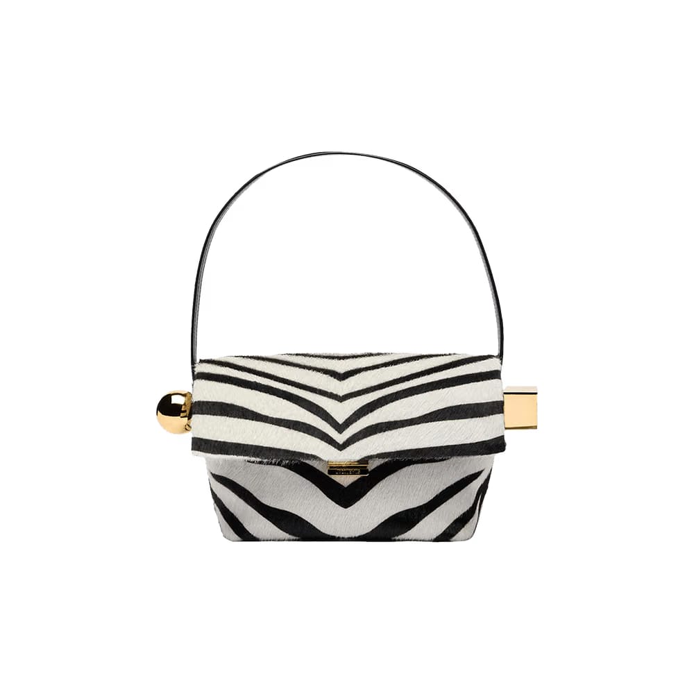 Jacquemus Le Rond Carre Black/White Zebra