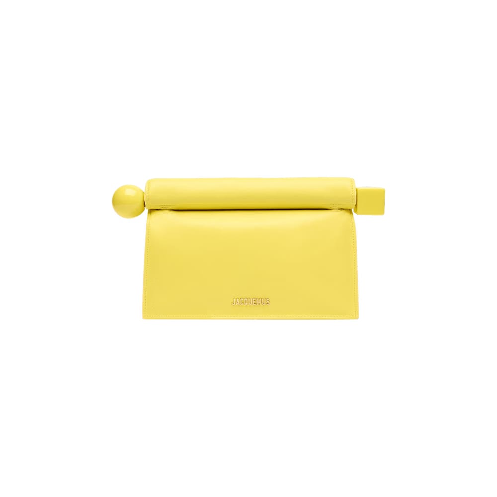 Jacquemus LA Pochette Rond Carre Yellow