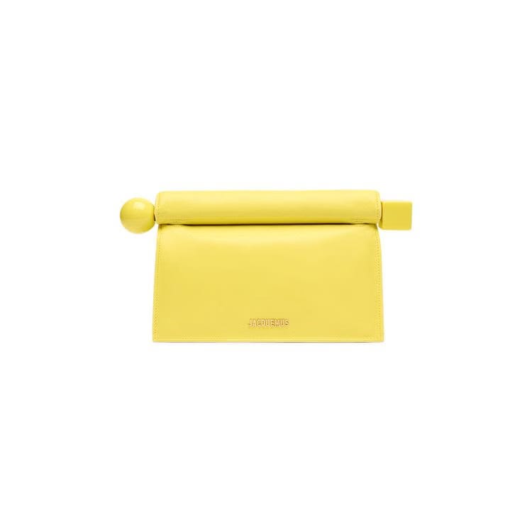 Jacquemus LA Pochette Rond Carre Yellow