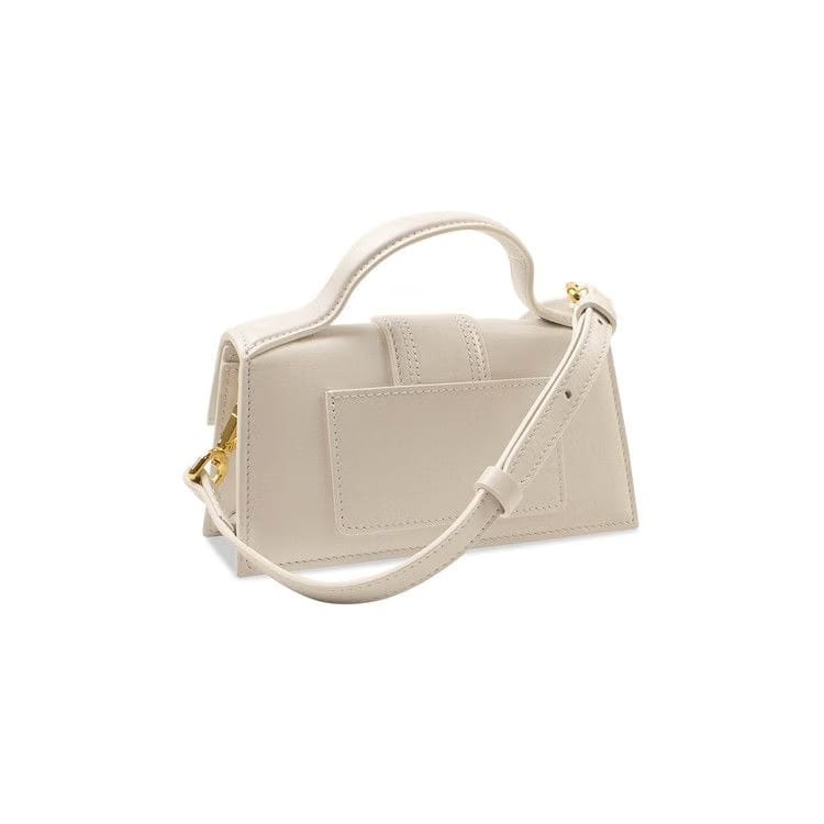 Jacquemus Le Bambino Leather Crossbody Bag White