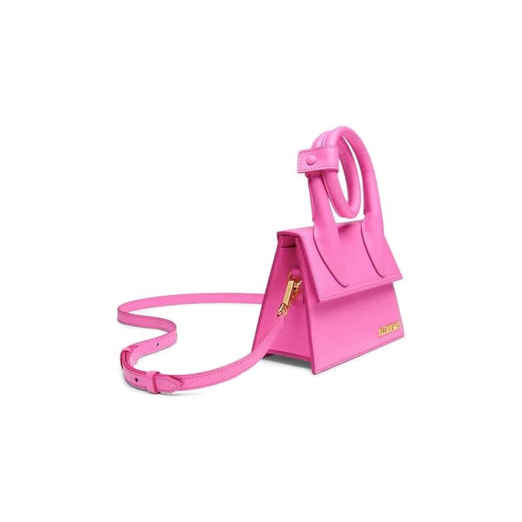 Jacquemus Le Chiquito Noeud Neon Pink