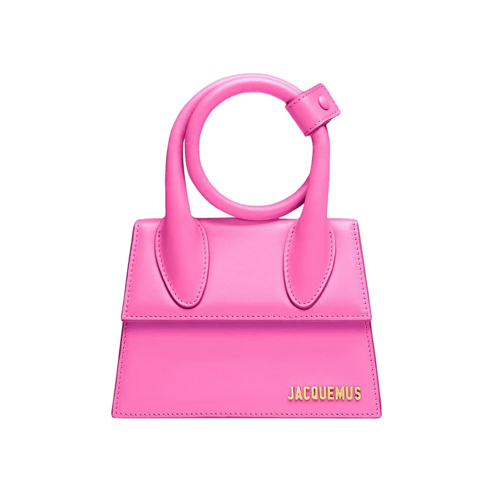 Jacquemus Le Chiquito Noeud Neon Pink