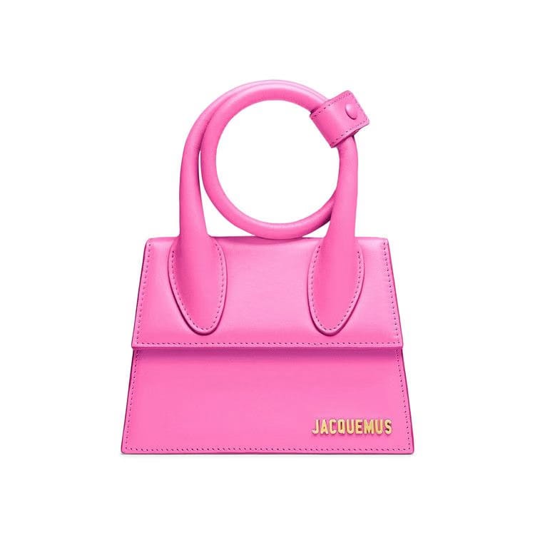Jacquemus Le Chiquito Noeud Neon Pink