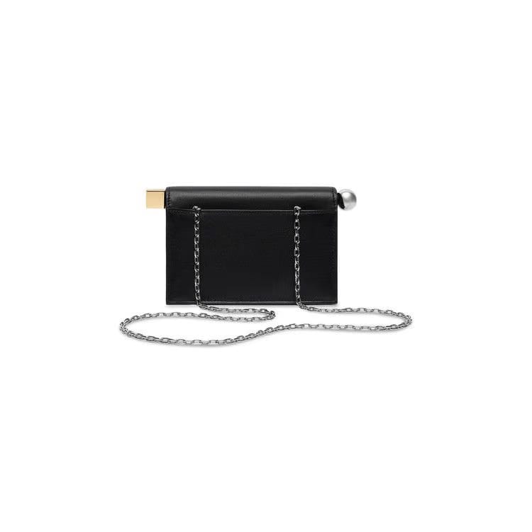 Jacquemus La Petit Pochette Rond Carre Clutch Black