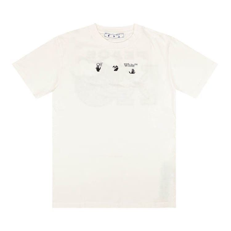 Off-White Worldwide Peace Slim T-Shirt White