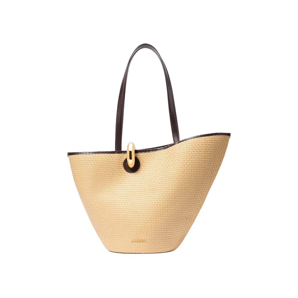 Jacquemus Le Bambola Natural/Dark Brown