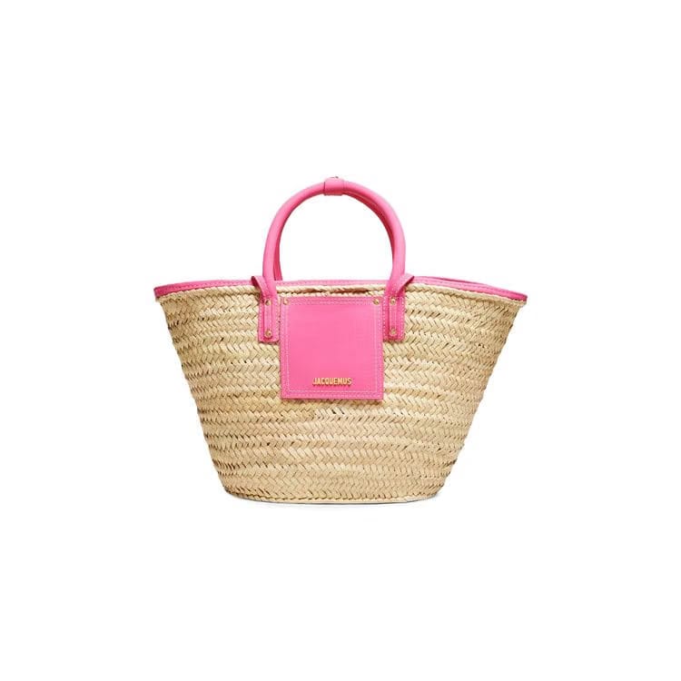 Jacquemus Le Panier Soli Tote Bag Dark Pink