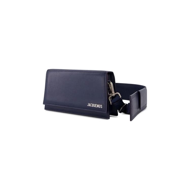 Jacquemus Le Bambino Leather Crossbody Bag Blue