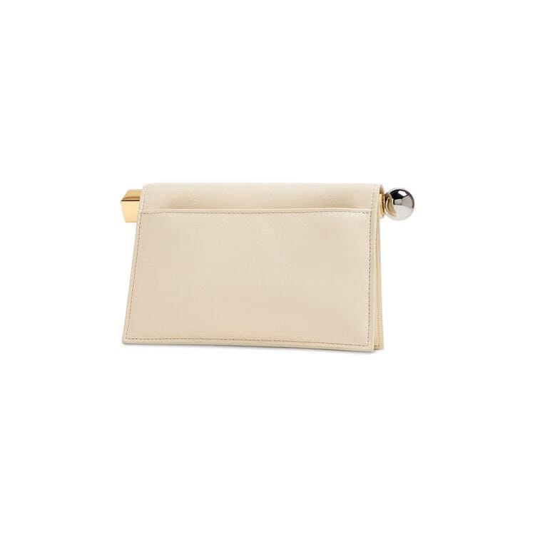 Jacquemus La Petite Pochette Rond Carré Light Ivory